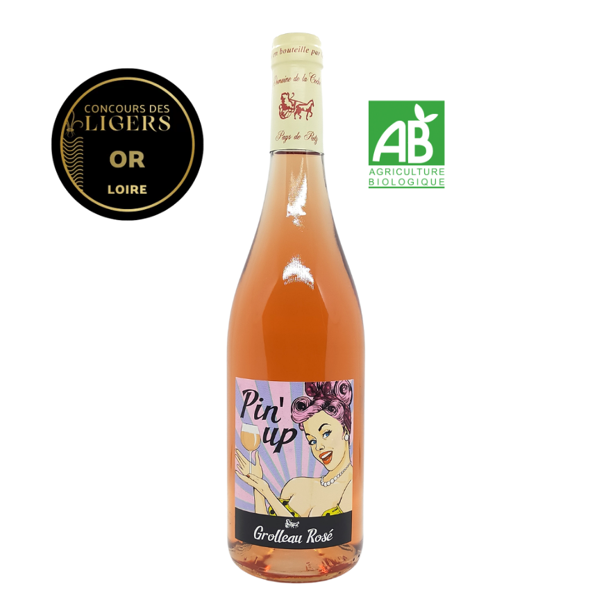 Grolleau Rosé Pin'Up - Rosé 2025 Grolleau Rosé Pin'Up - Rosé 2025